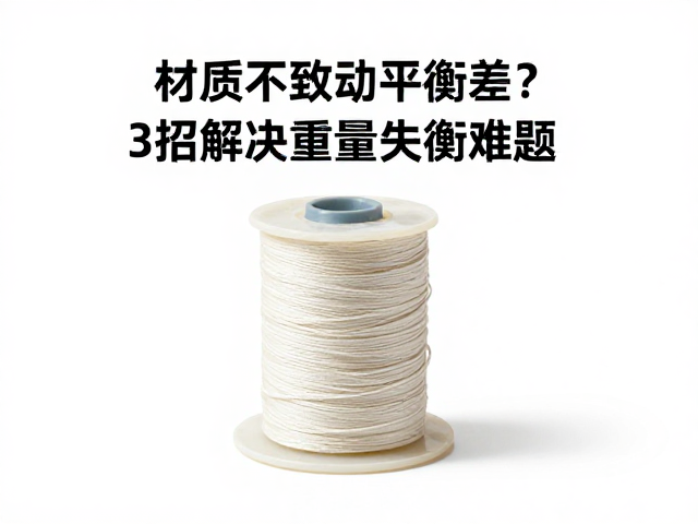 线轴纸质材质不均致动平衡差?3招解决重量失衡难题