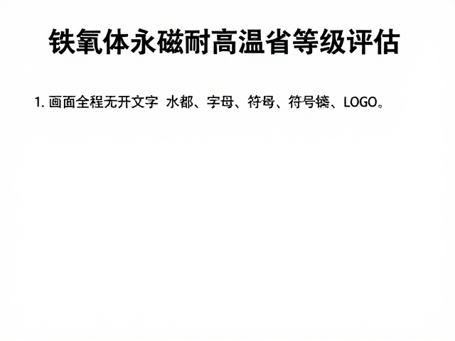铁氧体永磁耐高温等级评估,高磁能积材料普及下的选型指南