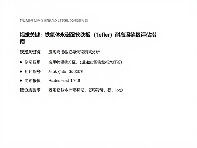 铁氧体永磁配软铁极板(Tefler)耐高温等级评估指南