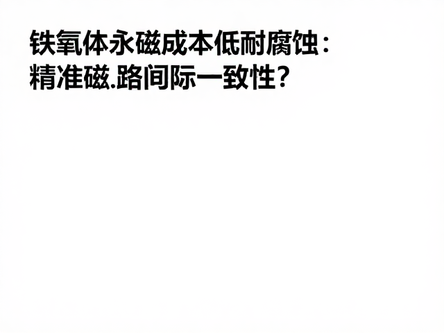 铁氧体永磁成本低耐腐蚀,如何精准检测磁路间隙一致性?