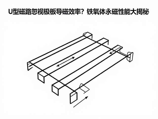 U型磁路忽视极板导磁效率?铁氧体永磁性能大揭秘
