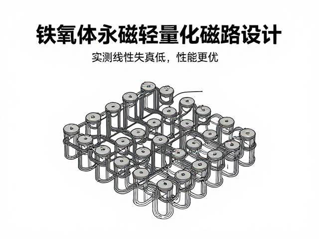 铁氧体永磁轻量化磁路设计，实测线性失真低，性能更优