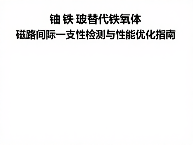 钕铁硼替代铁氧体,磁路间隙一致性检测与性能优化指南