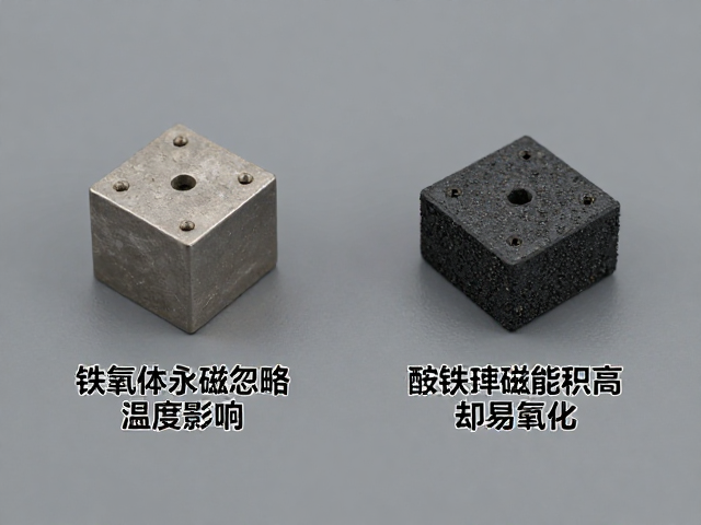 铁氧体永磁忽略温度影响，钕铁硼磁能积高却易氧化