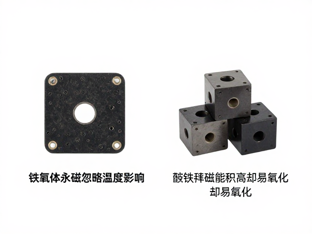 铁氧体永磁忽略温度影响，钕铁硼磁能积高却易氧化
