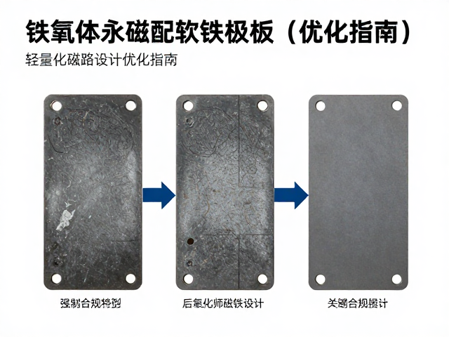 铁氧体永磁配软铁极板(Tefler),轻量化磁路设计优化指南