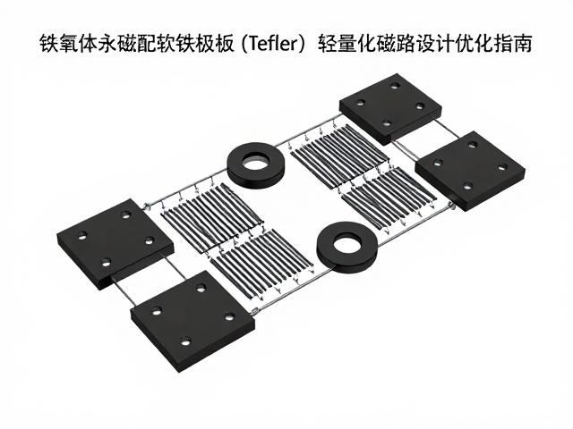 铁氧体永磁配软铁极板(Tefler),轻量化磁路设计优化指南