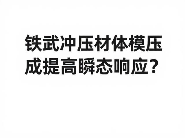 铁质冲压材质如何通过模压成型提高瞬态响应？