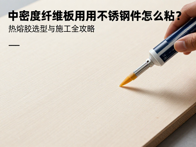 中密度纤维板用不锈钢件怎么粘？热熔胶选型与施工全攻略