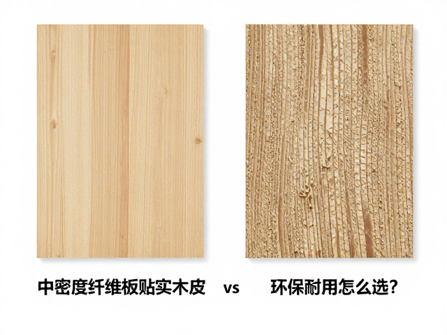 中密度纤维板贴实木皮vs木屑颗粒板,环保耐用怎么选?