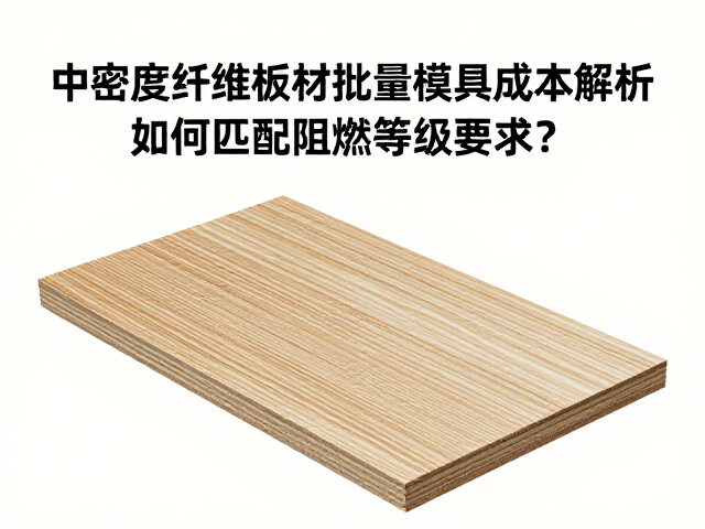 中密度纤维板材批量模具成本解析，如何匹配阻燃等级要求？