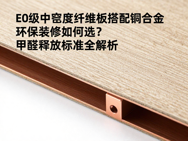 E0级中密度纤维板搭配铜合金，环保装修如何选？甲醛释放标准全解析