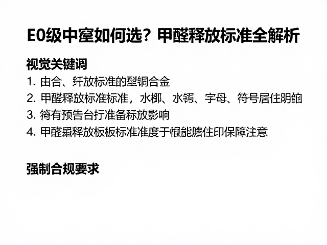 E0级中密度纤维板搭配铜合金，环保装修如何选？甲醛释放标准全解析