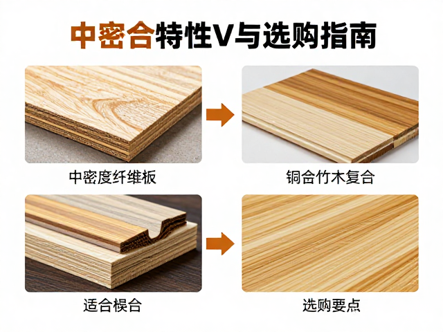 中密度纤维板、铜合金与竹木复合，三大材料特性对比与选购指南