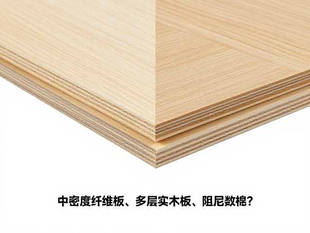 中密度纤维板与多层实木板对比，阻尼系数如何决定静音效果？