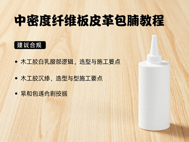 中密度纤维板皮革包覆教程，木工胶白乳胶选型与施工要点
