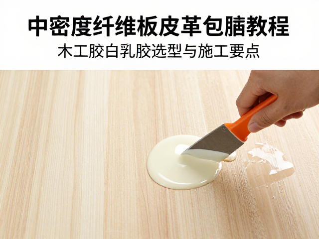 中密度纤维板皮革包覆教程，木工胶白乳胶选型与施工要点