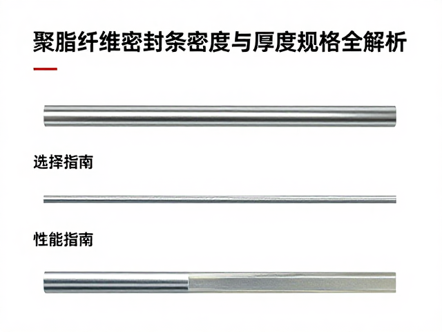 聚酯纤维密封条密度与厚度规格全解析，选型指南与性能对比