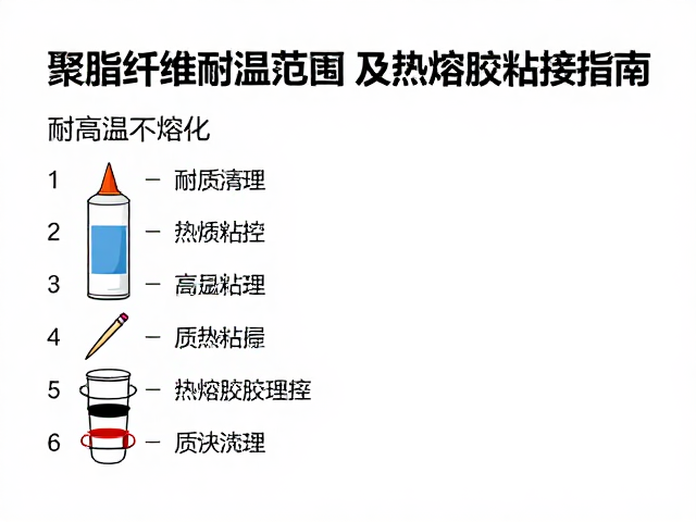 聚酯纤维耐温范围及热熔胶粘接指南,耐高温不熔化