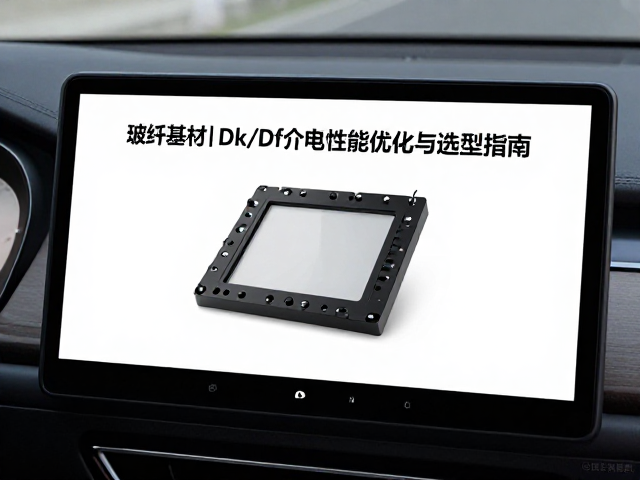 车载显示屏驱动用玻纤基材,Dk/Df介电性能优化与选型指南