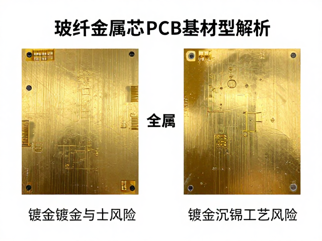 玻纤/金属芯PCB基材选型，表面镀金与沉锡工艺对比解析