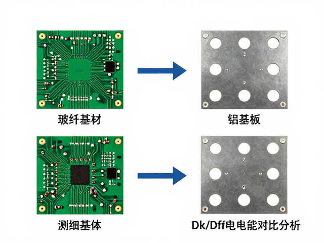 玻纤电路板基材与铝基板Dk/Df介电性能对比分析