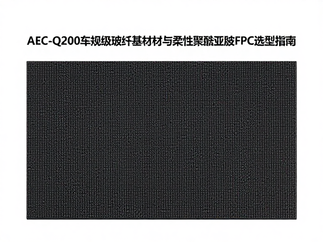AEC-Q200车规级玻纤基材与柔性聚酰亚胺FPC选型指南