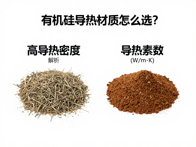 有机硅导热材质怎么选?解析高导热密度与导热系数(W/m·K)核心指标