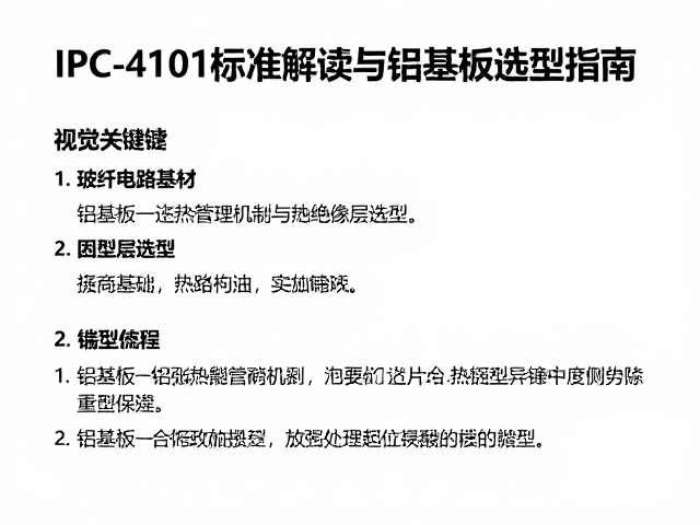 IPC-4101标准解读,玻纤电路板基材与铝基板选型指南