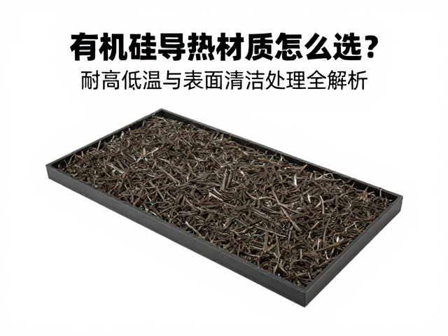 有机硅导热材质怎么选?耐高低温与表面清洁处理全解析