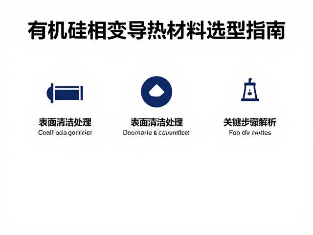 有机硅相变导热材料选型指南，表面清洁处理关键步骤解析