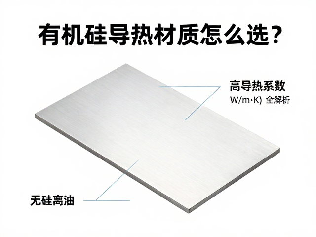 有机硅导热材质怎么选?无硅离油,高导热系数(W/m·K)全解析