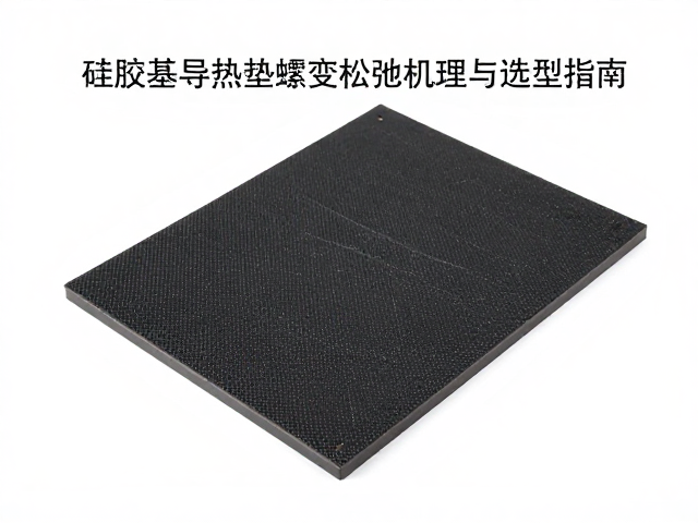 有机硅导热材质解析，硅胶基导热垫蠕变松弛机理与选型指南
