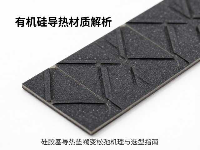 有机硅导热材质解析，硅胶基导热垫蠕变松弛机理与选型指南