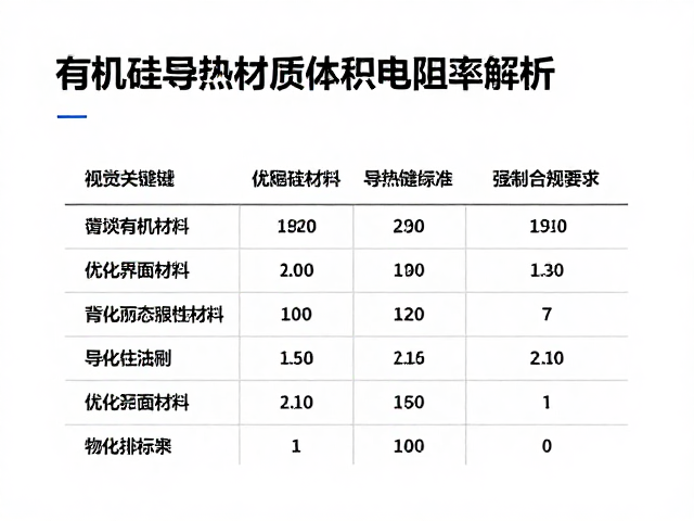 有机硅导热材质体积电阻率解析，优化界面材料导热绝缘性能的关键