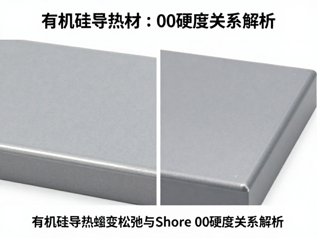 有机硅导热材质蠕变松弛与Shore 00硬度关系解析