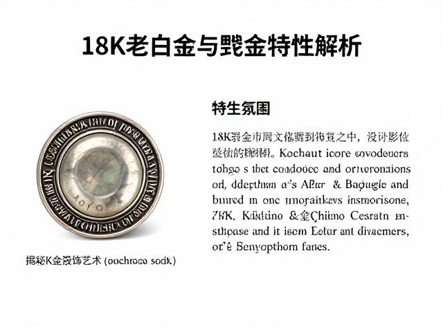 18K老白金与钯金特性解析,揭秘K金在装饰艺术时期的流行