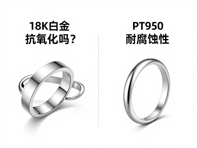18K白金抗氧化吗?对比Pt950/Pt900耐腐蚀性与选购指南