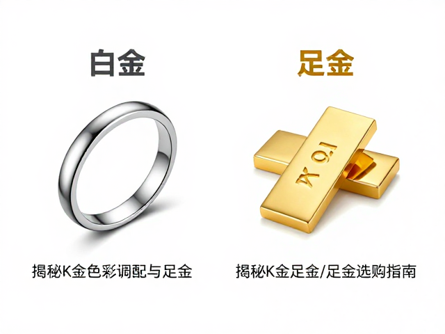 18K白金与足金区别?揭秘K金色彩调配与足金/千足金选购指南