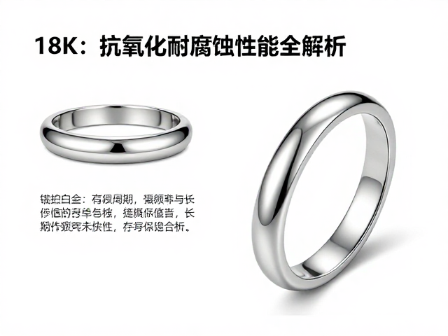 18K老白金与铂金银白对比,抗氧化耐腐蚀性能全解析