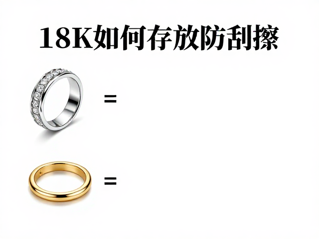 18K白金与黄金如何单独存放防刮擦?专业保养指南