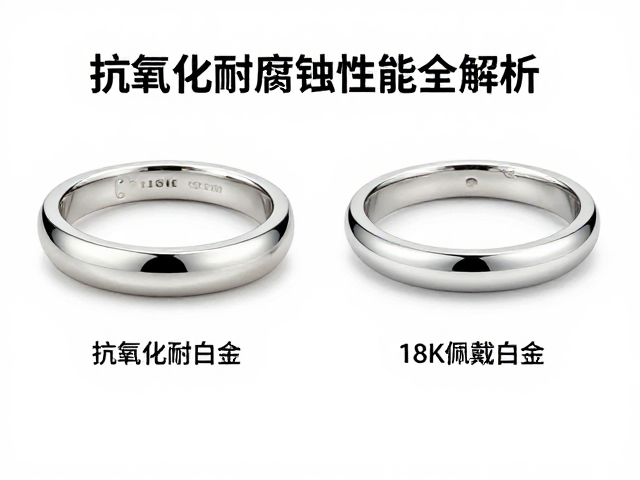18K老白金与铂金银白对比,抗氧化耐腐蚀性能全解析
