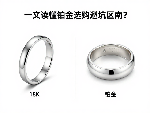 18K老白金与铂金银白区别?一文读懂铂金选购避坑指南