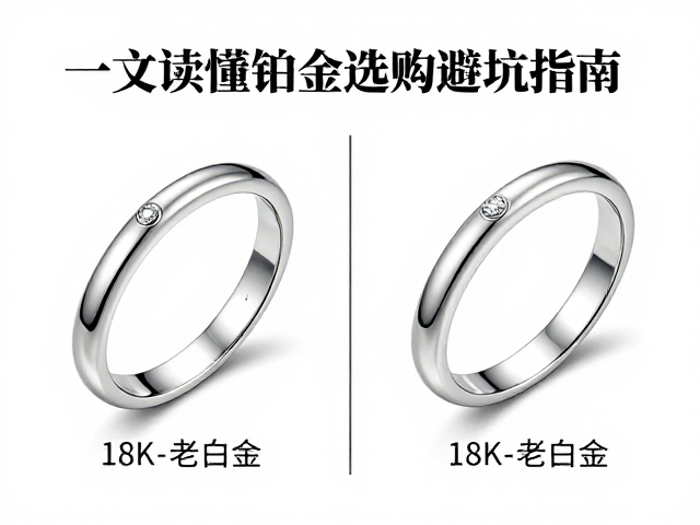 18K老白金与铂金银白区别?一文读懂铂金选购避坑指南