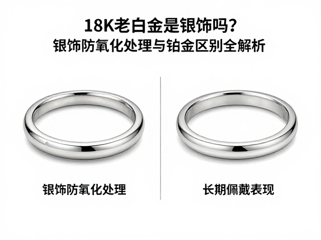 18K老白金是银饰吗?银饰防氧化处理与铂金区别全解析
