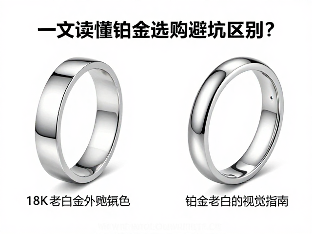 18K老白金与铂金银白区别?一文读懂铂金选购避坑指南