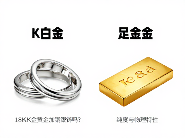 18K白金是黄金加铜银锌吗?揭秘K金成分与黄金区别