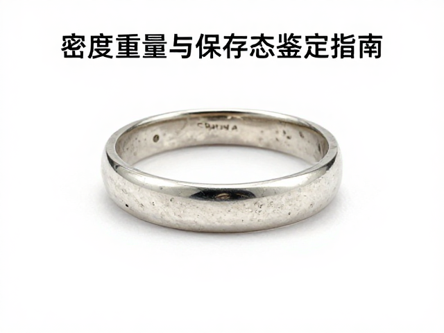 18K老白金古董戒指，密度重量与保存状态鉴定指南