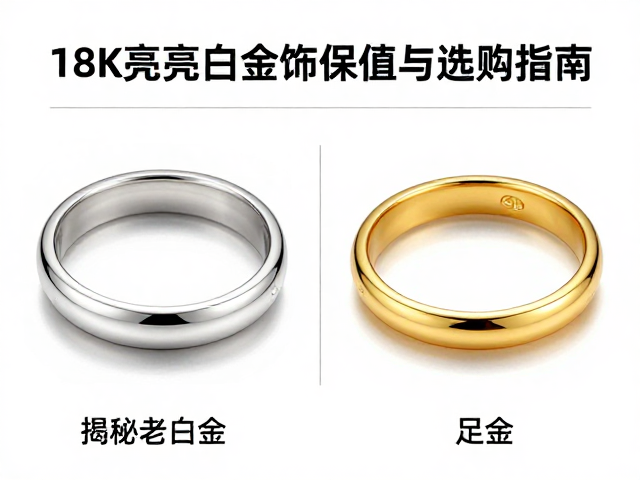 18K老白金与足金区别,揭秘经典亮黄金饰保值与选购指南