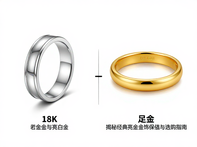 18K老白金与足金区别,揭秘经典亮黄金饰保值与选购指南